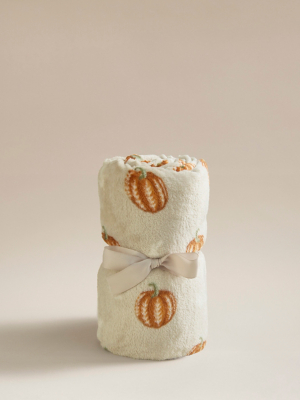 Natural Pumpkin Super-Soft Throw 150cm x 120cm - Main Image