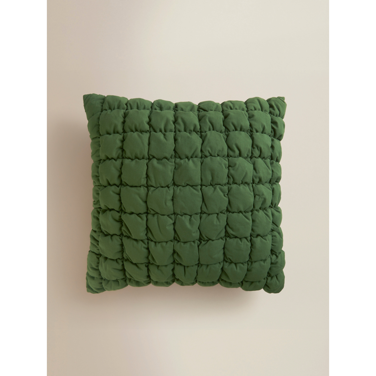 George Forest Green Green Quilted Bubble Cushion