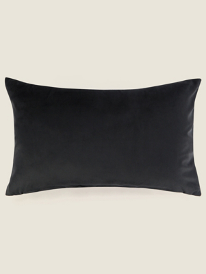 Rectangular Velvet Cushion Home at ASDA
