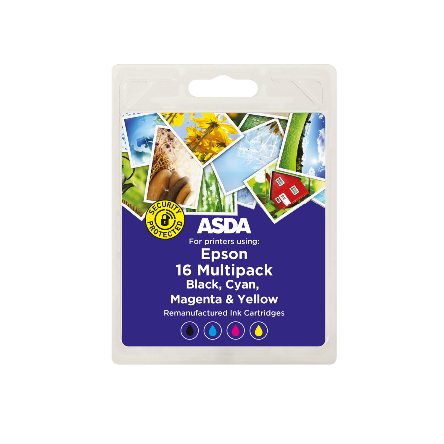 Asda Remanufactured Epson T16 Multipack Ink Cartridges