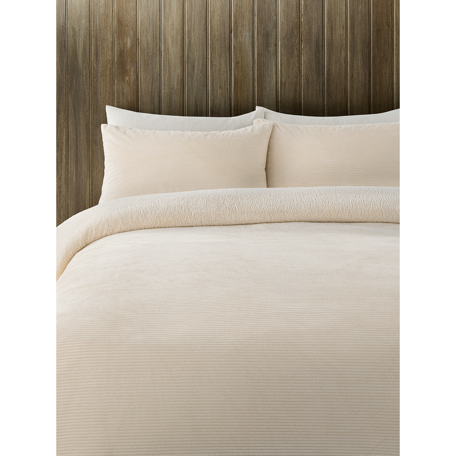George Cream Corduroy Duvet Set