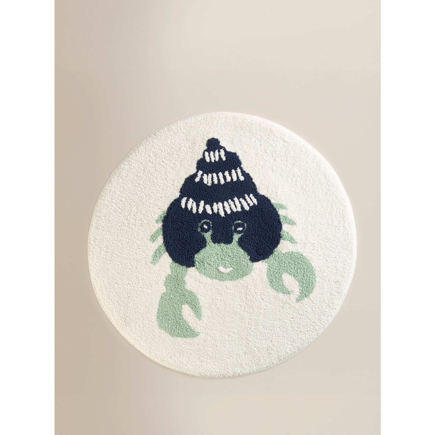 George Natural Hermit Crab Bath Mat