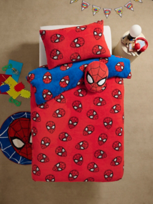 Marvel Spider-Man Reversible Teddy Duvet Set Home George at ASDA