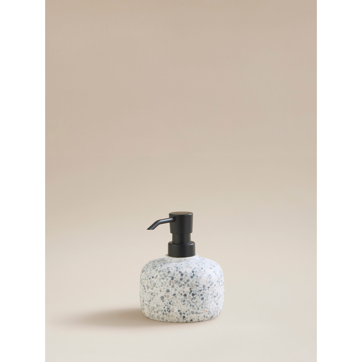 George Natural Speckle Stone-Effect Soap Dispenser