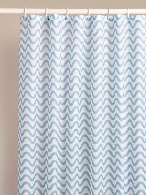 Blue Wiggle Shower Curtain Home at ASDA