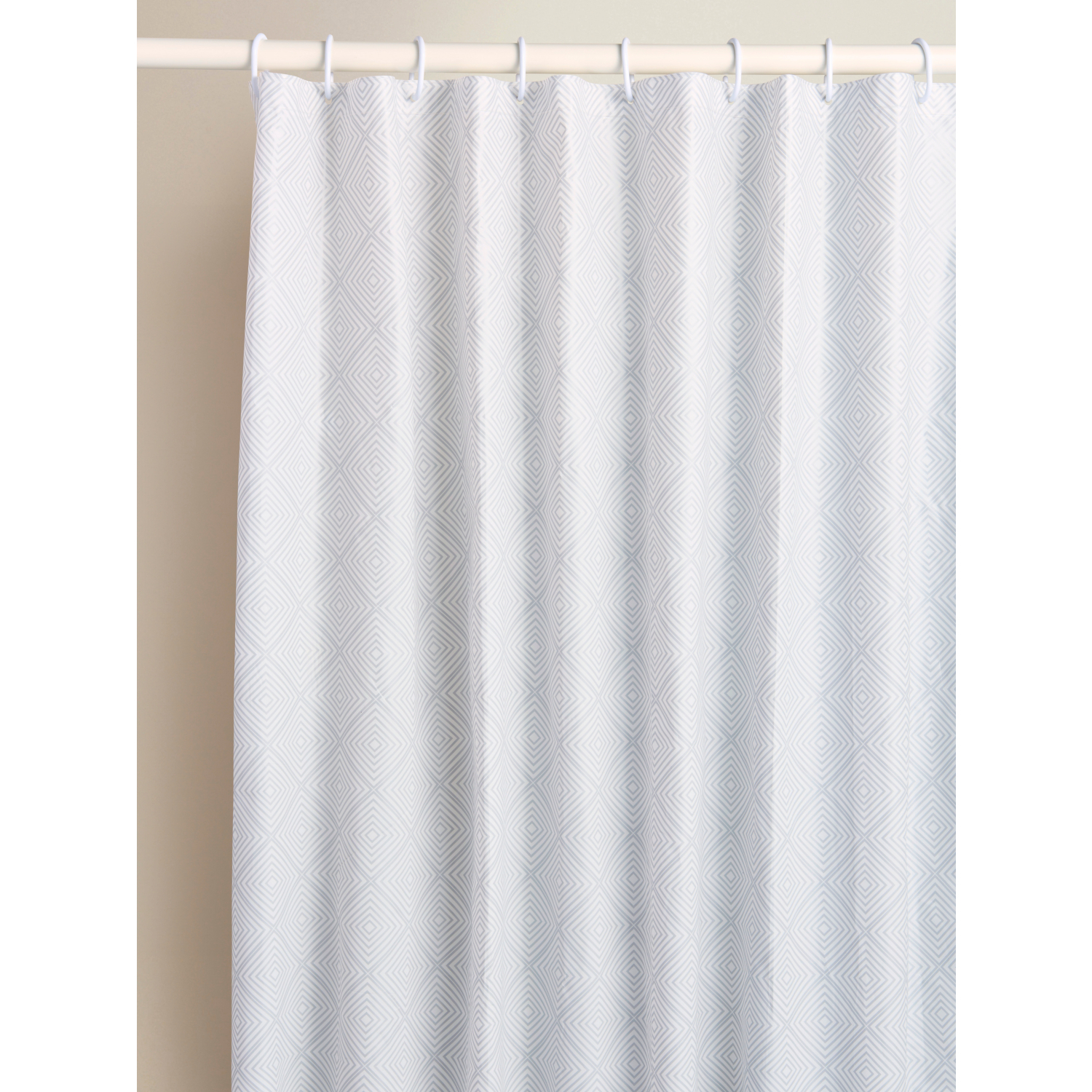 George Grey Diamond Peva Shower Curtain