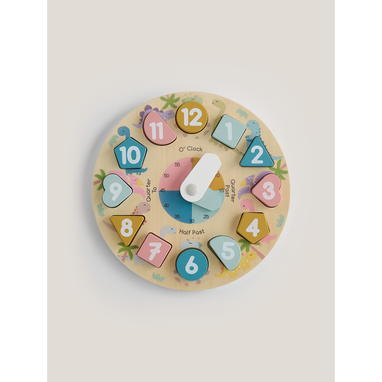 George Multi Dinosaur Learning Clock