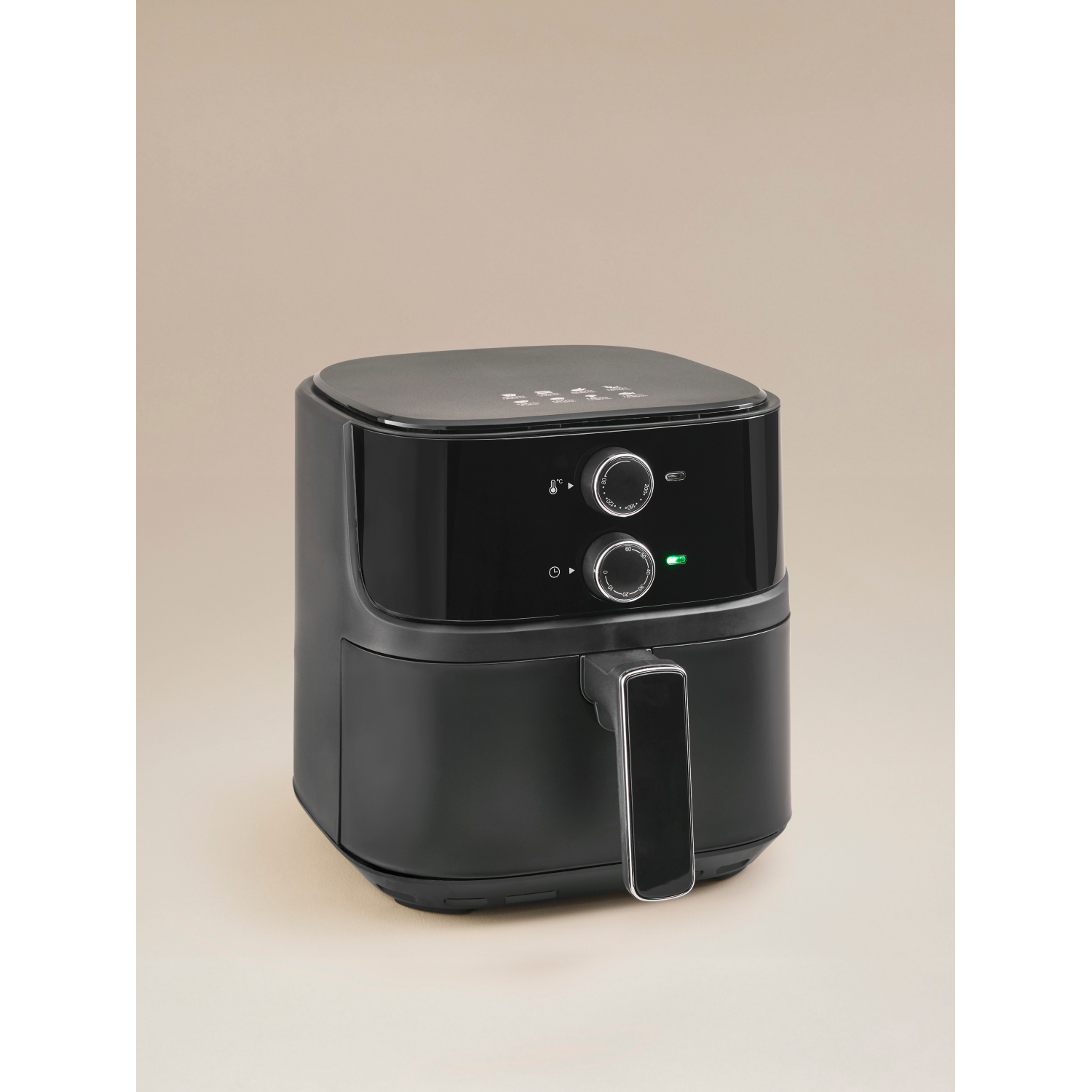 George Home Black Manual Air Fryer 4L