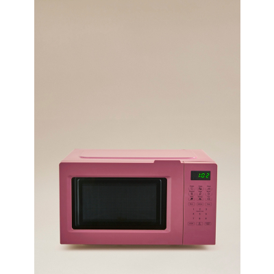 George Unisex Deep Pink Digital Microwave 17L