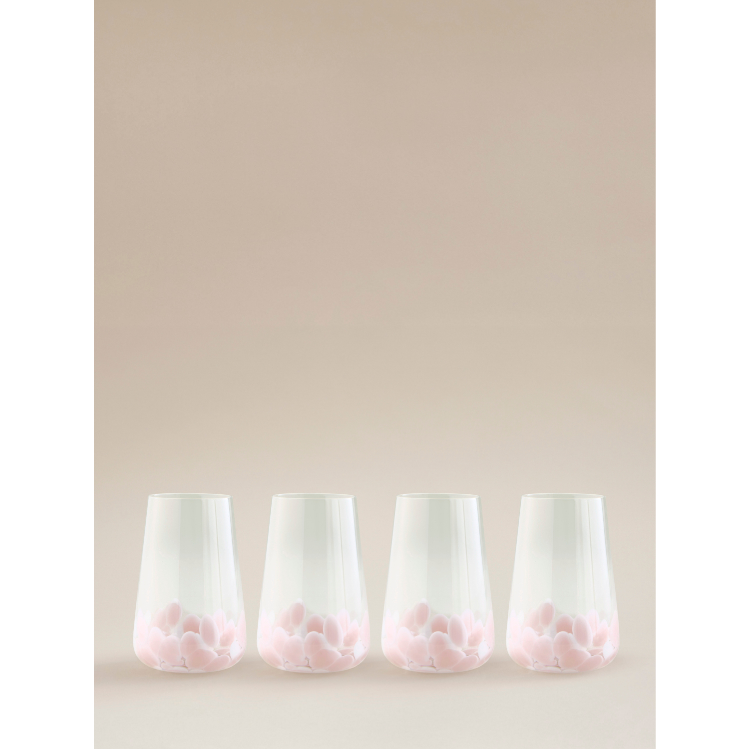 George Clear Confetti Hiball Glass - Set Of 4