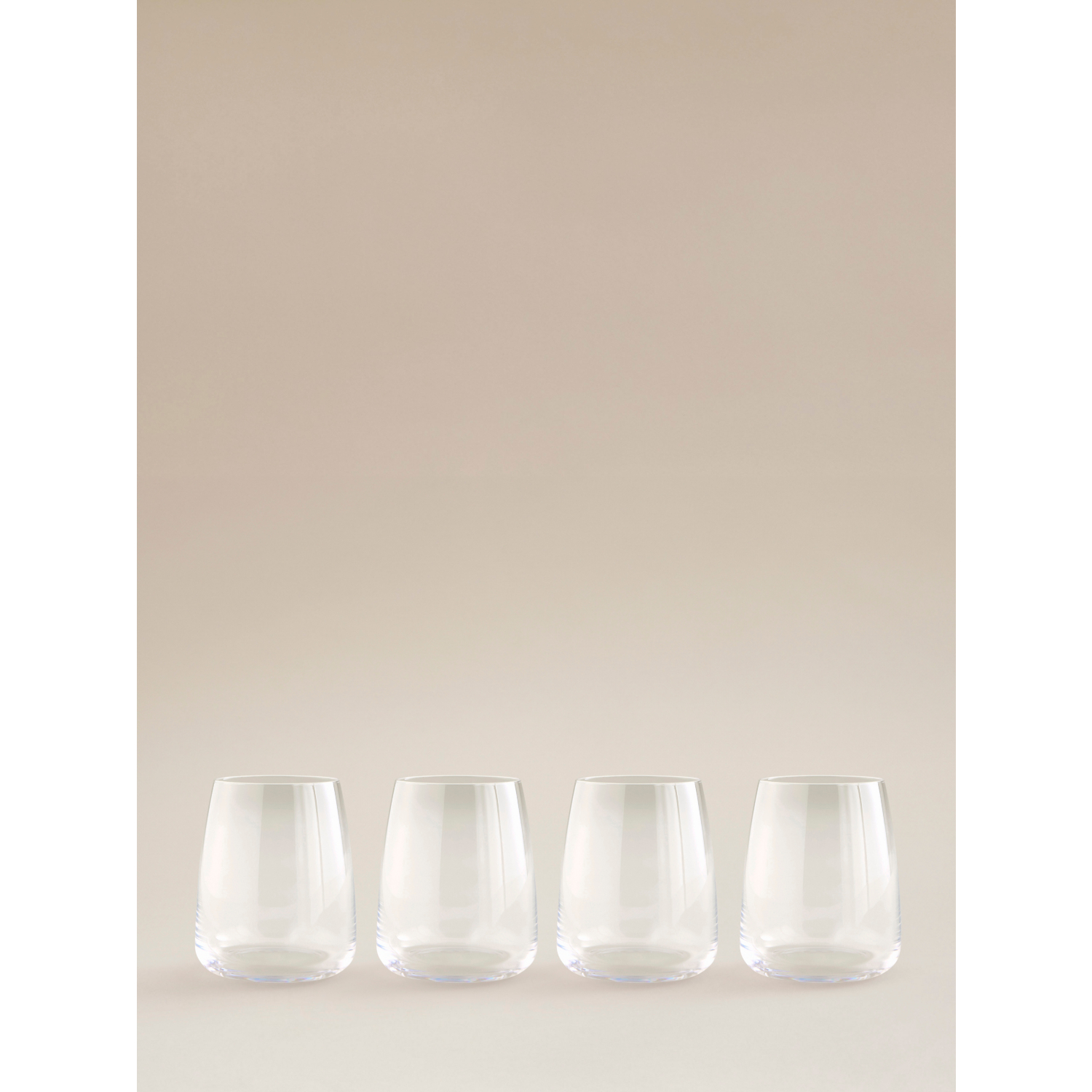 George Clear Modern Tumbler - Set Of 4