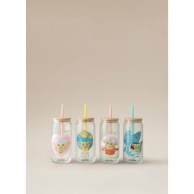 George Star Wars Yoda Drinking Jars - Set of 4 - Multi