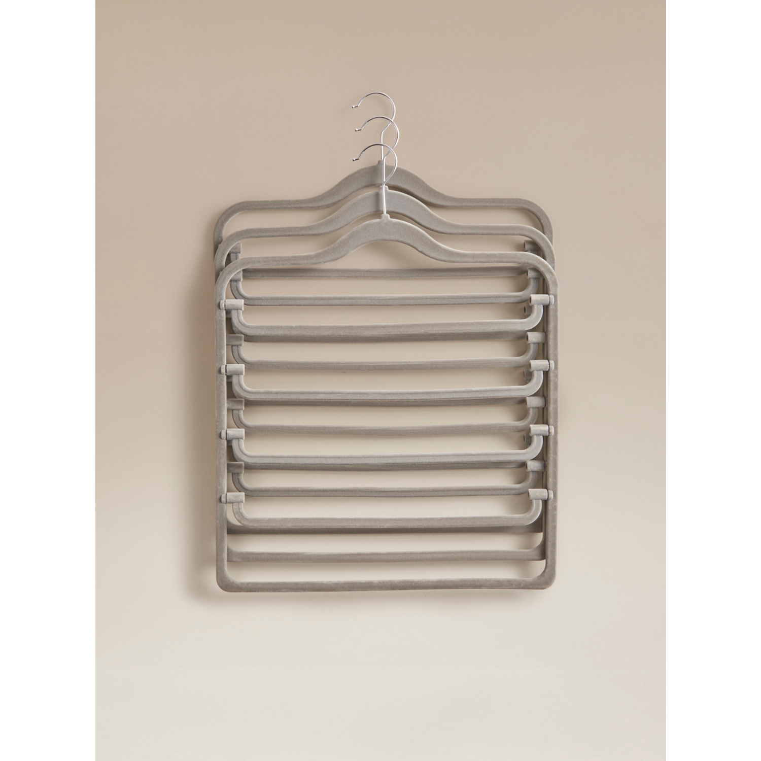 George Grey 5 Bar Trouser Hangers - Pack Of 3