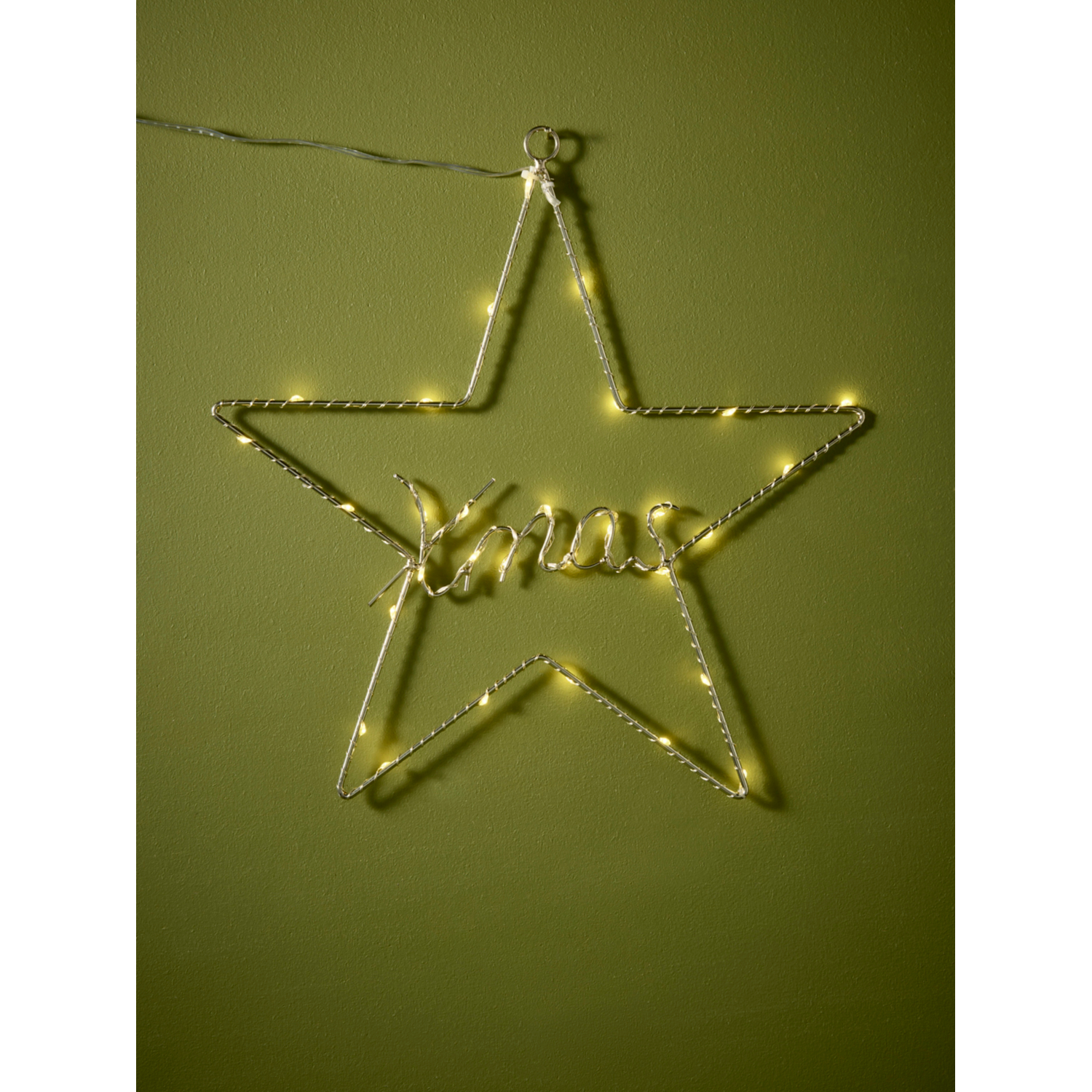 George Neutral Christmas 'Xmas' Star Light