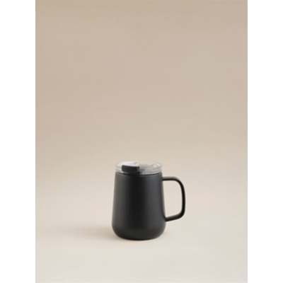 George Black Metal Desk Mug 320ml - Black