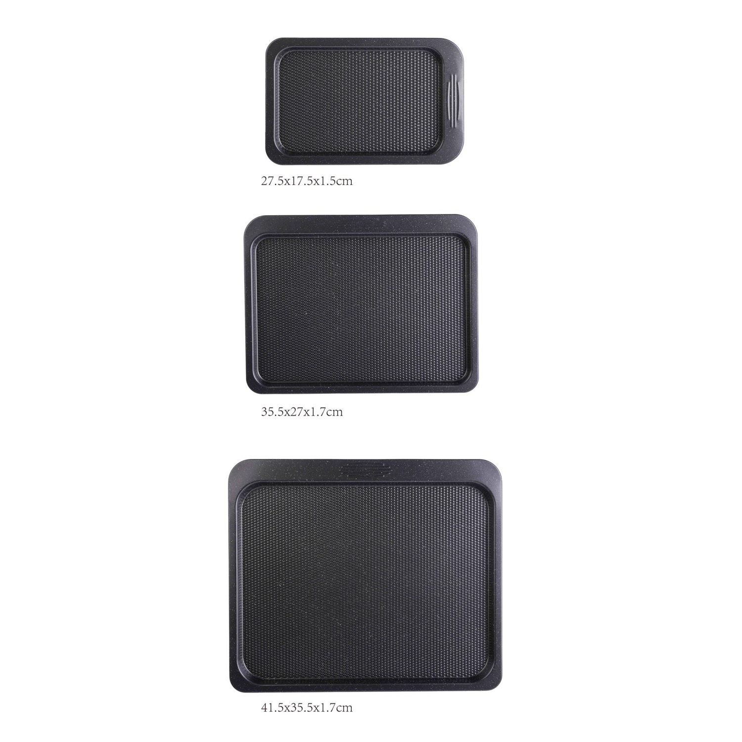 George Black/White & Oven Tray - 3 Pieces
