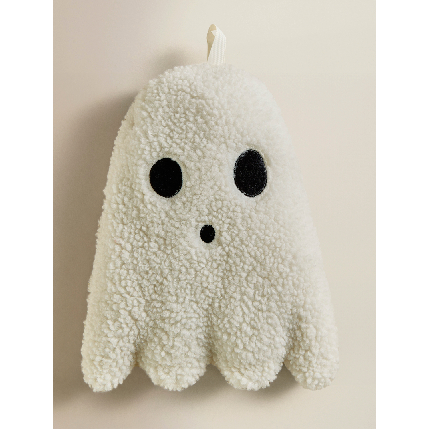 Ghost White Boucle Hot Water Bottle