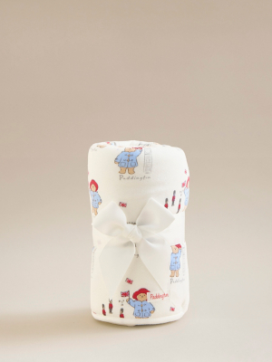 Paddington Bear Blue White Sherpa Fleece Home George at ASDA