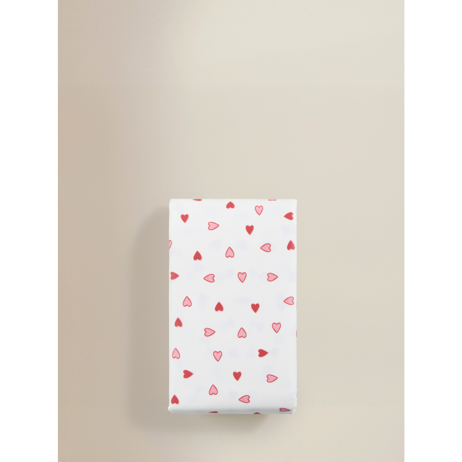George Red & White Hearts Wipe Clean Tablecloth