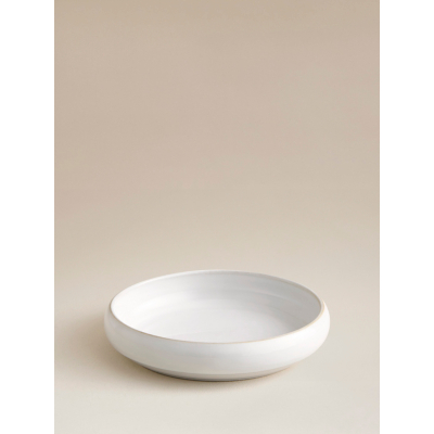 George White Reactive Glaze Side Plate - White