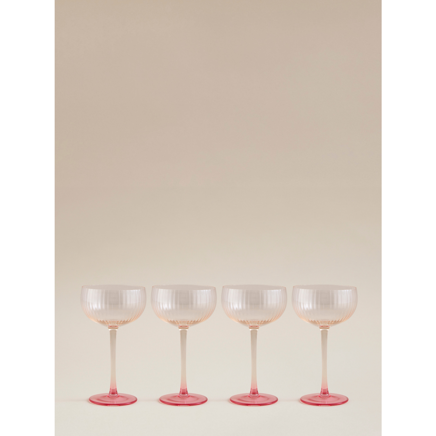 George Multi Sunset Champagne Glass - Set Of 4