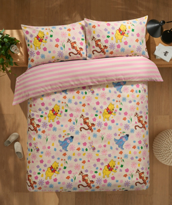 Disney Winnie the Pooh Floral Print Duvet Set