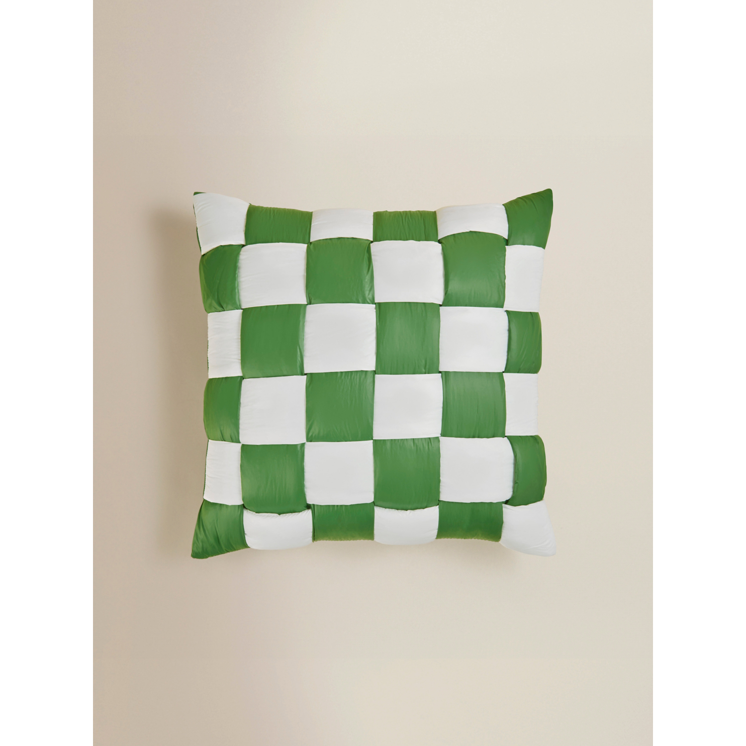 George Green Quilted Basket Weave Cushion