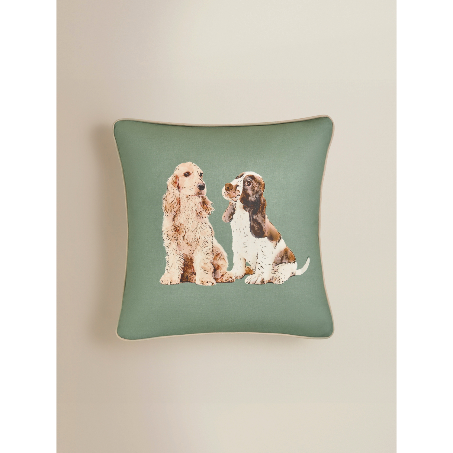 George Green Spaniels Cushion