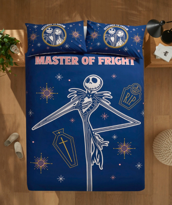 Disney Nightmare Before Christmas Navy Duvet Set Home George