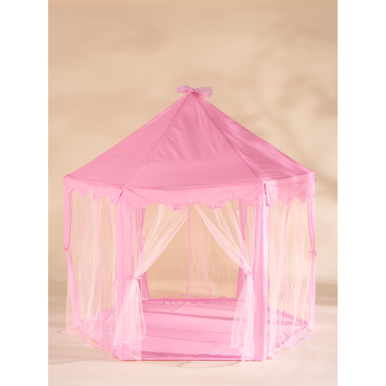 George Pink & White Hapello Gazebo Tent