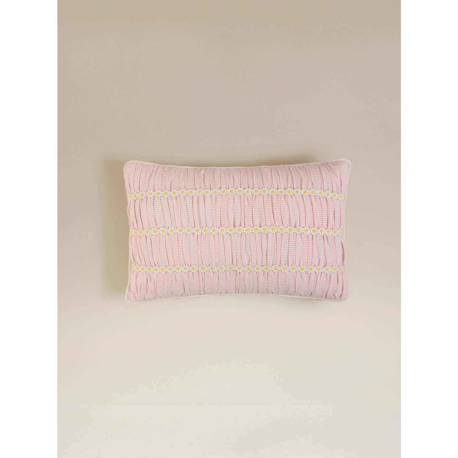 George Multi Daisy Pleated Cushion