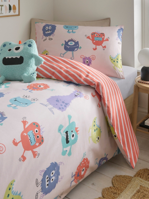 Monsters Reversible Duvet Set
