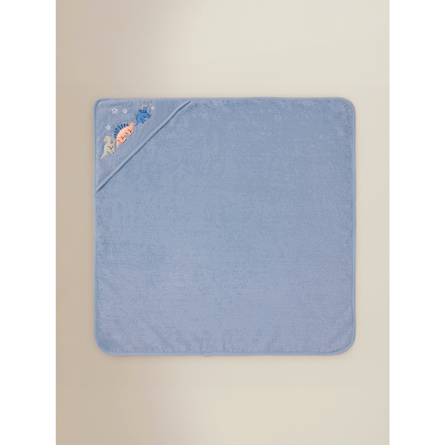 George Blue Dinosaur Cotton Hooded Towel
