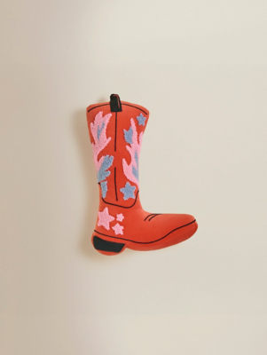 Tufted Cowboy Boot Shaped Cushion | Home | George at ASDA
