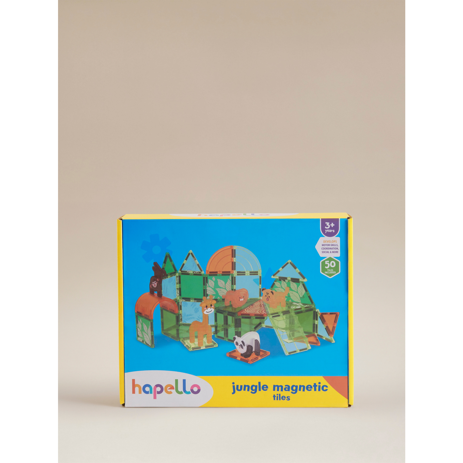 George Multi Hapello Jungle Magnetic Tiles Set