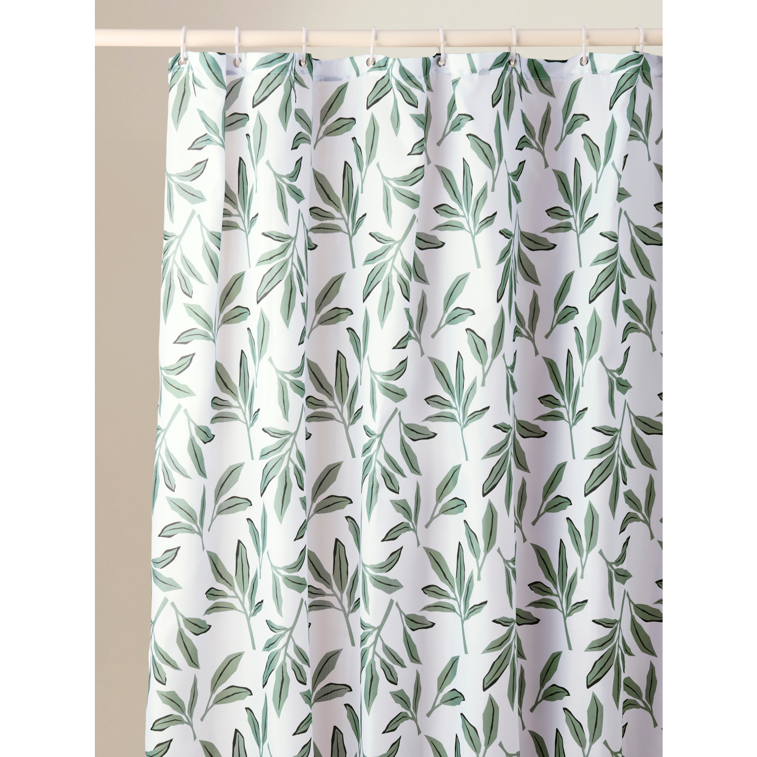George Green Sanctuary Leaf Shower Curtain