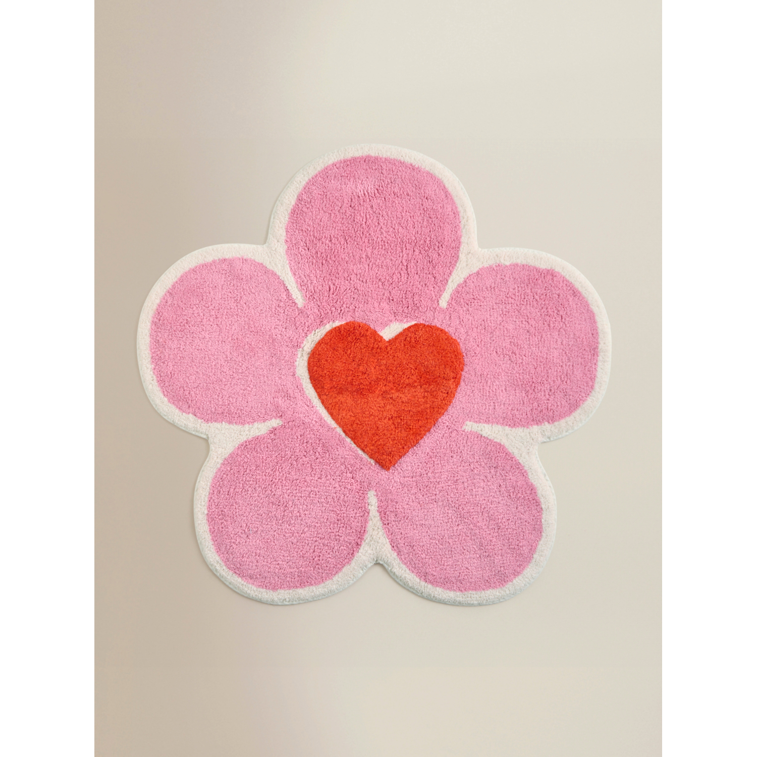 George Multi Lucky Charm Flower Cotton Bath Mat