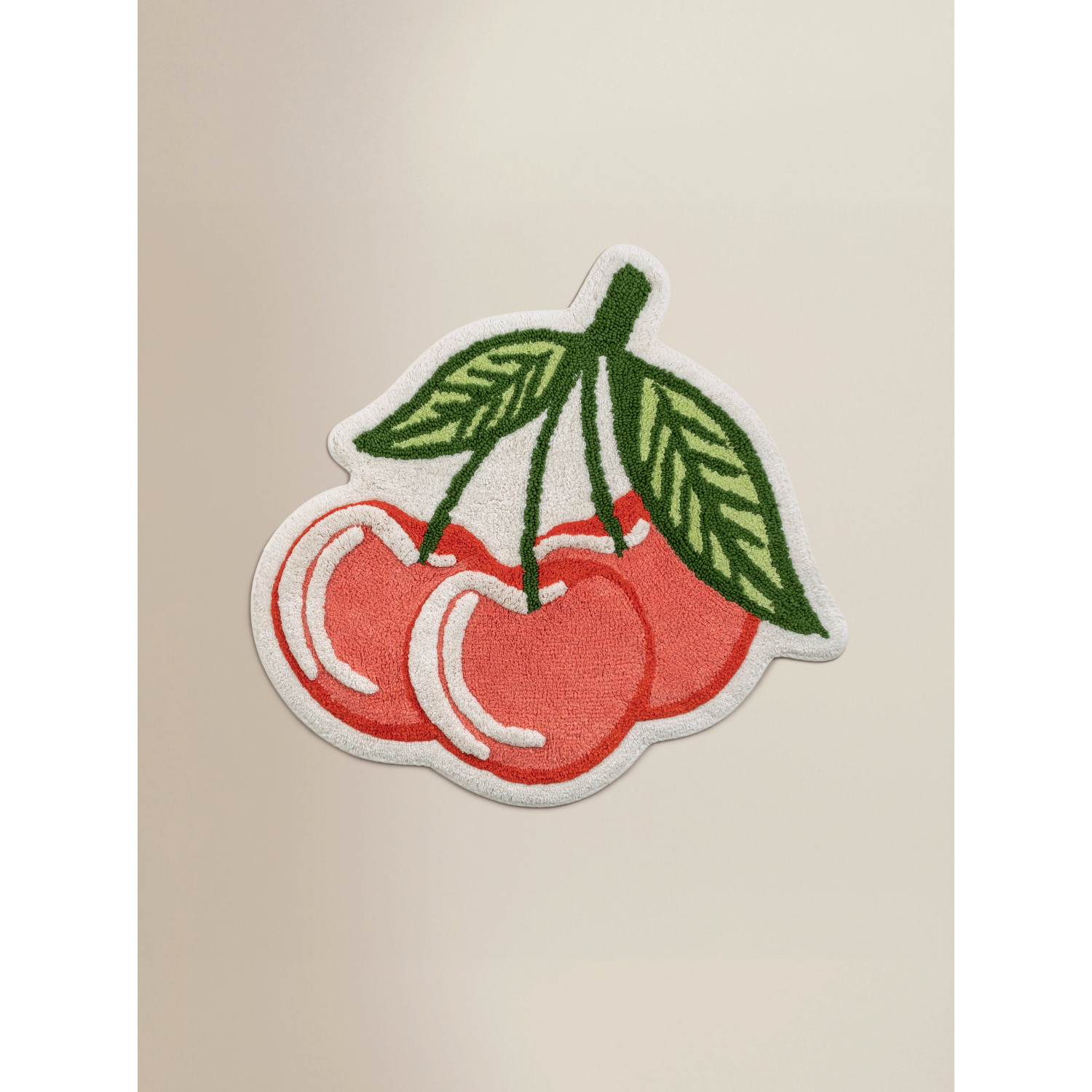 George Multi Lucky Charm Cherries Shaped Cotton Bathmat