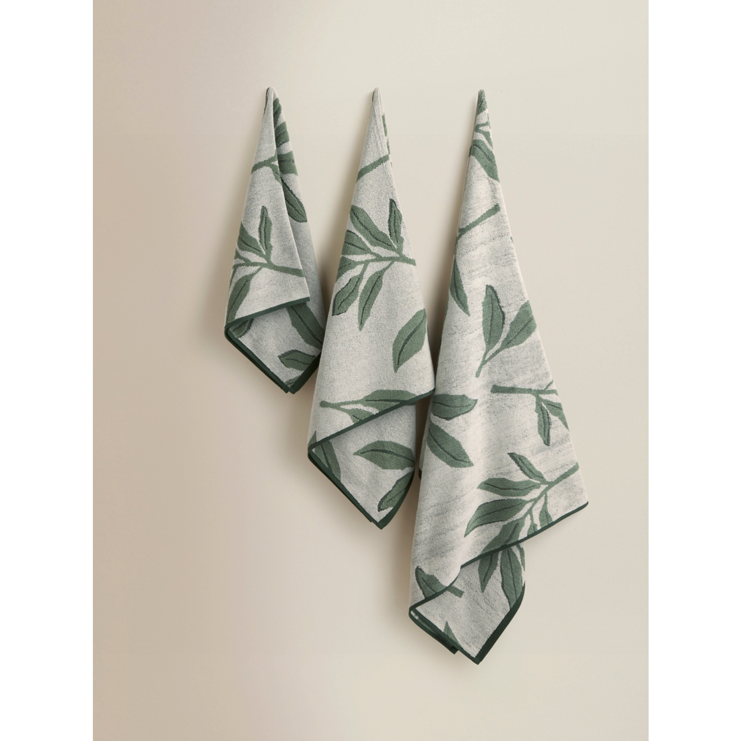 George Green Sanctuary Leaf Cotton Towel Range