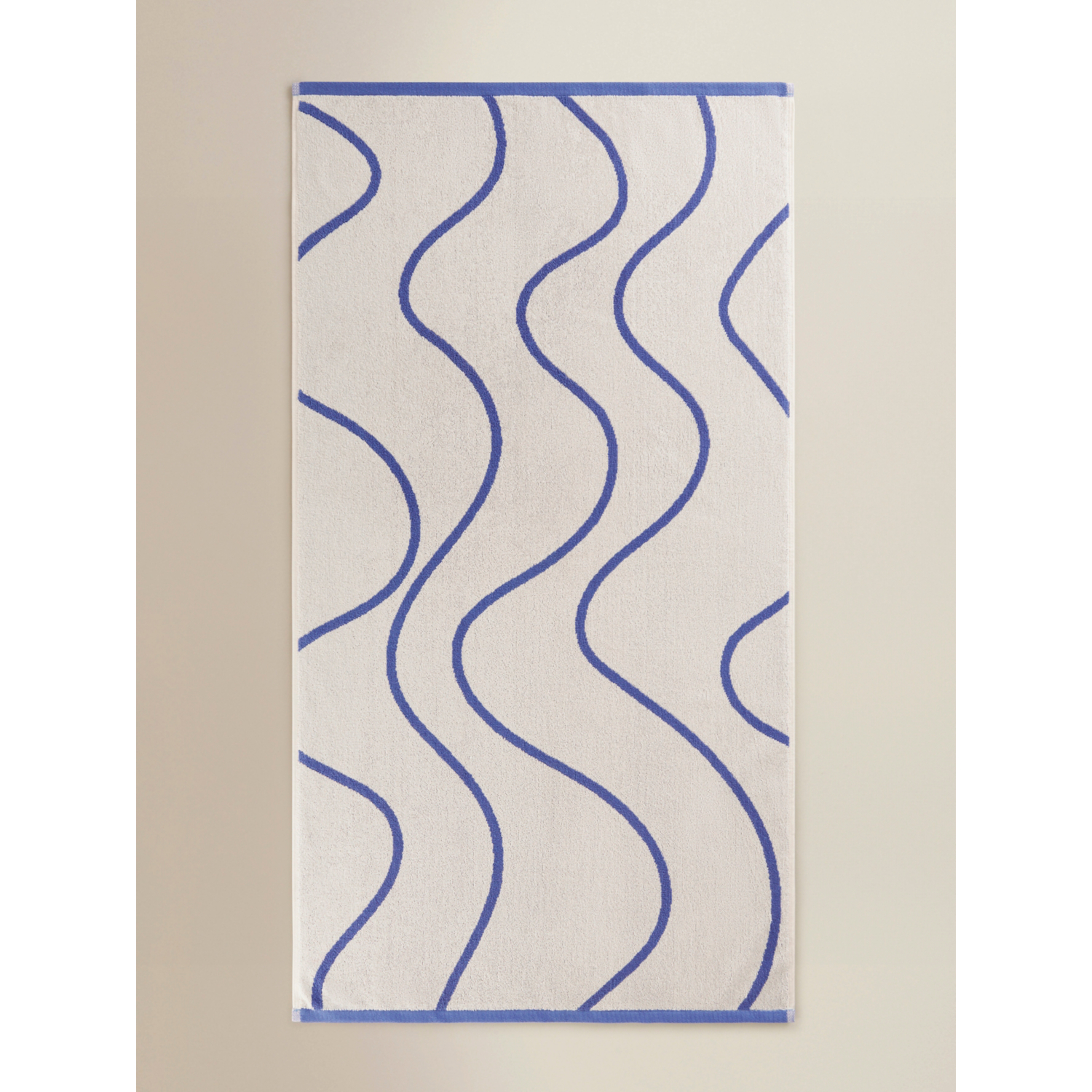 George Blue Nautical Wiggle Cotton Towel Range