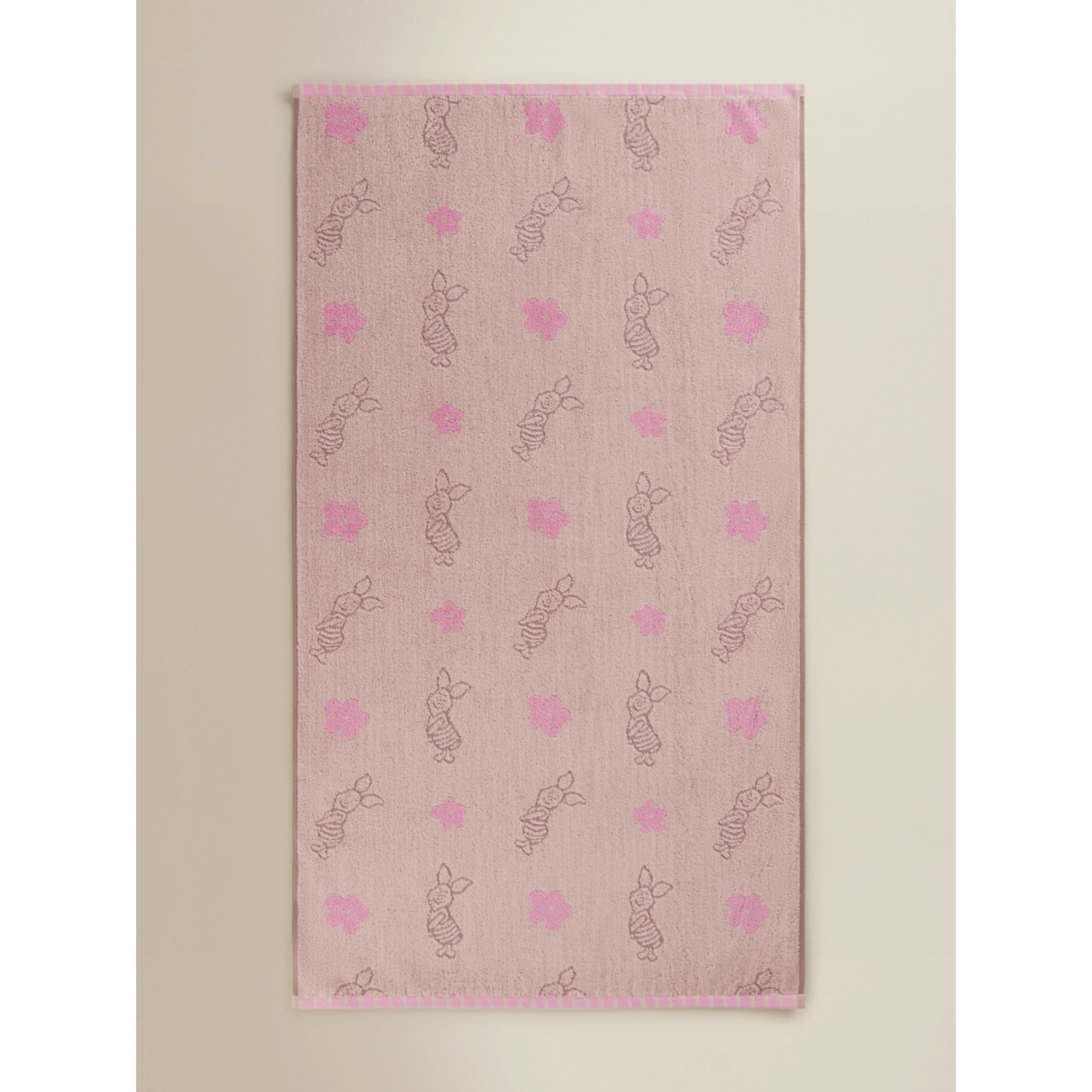 Disney Pink Winnie The Pooh Piglet Cotton Towel Range