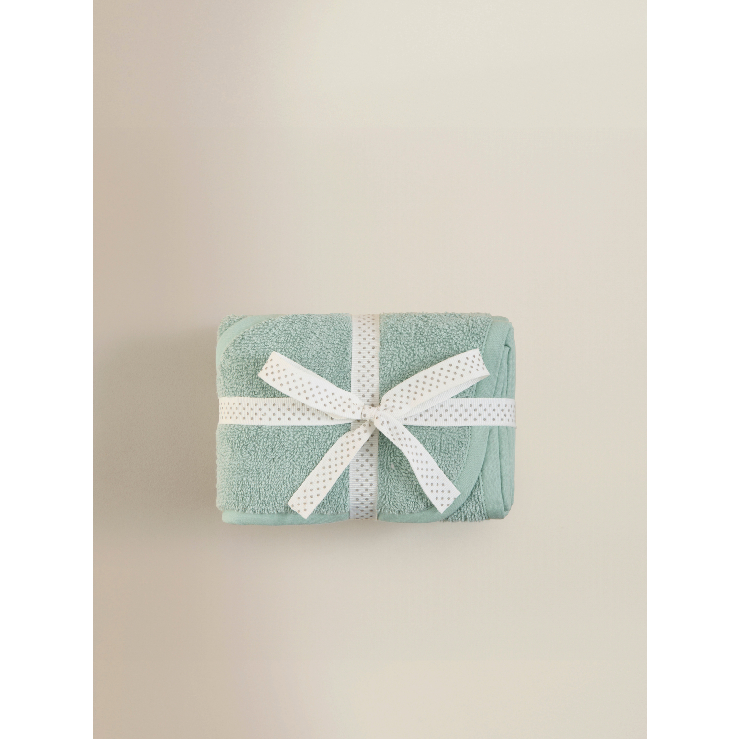 George Mint Cotton Hooded Towels - Set Of 2
