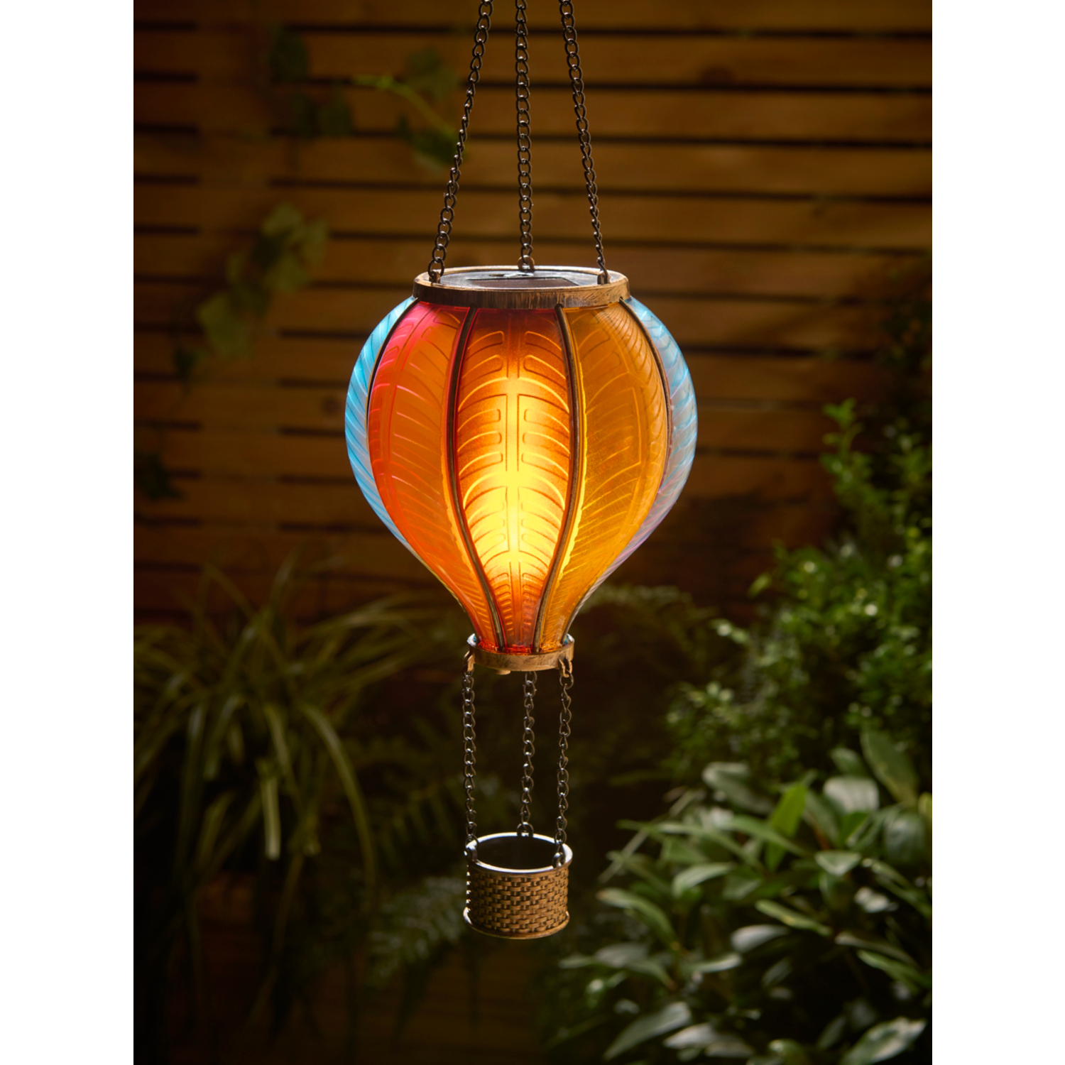 George Multi Hot Air Balloon Solar Light