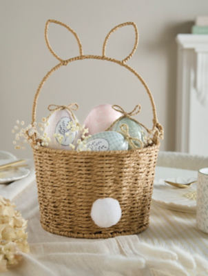 Stacey Solomon Brown Easter Basket Decoration | Home | George at ASDA