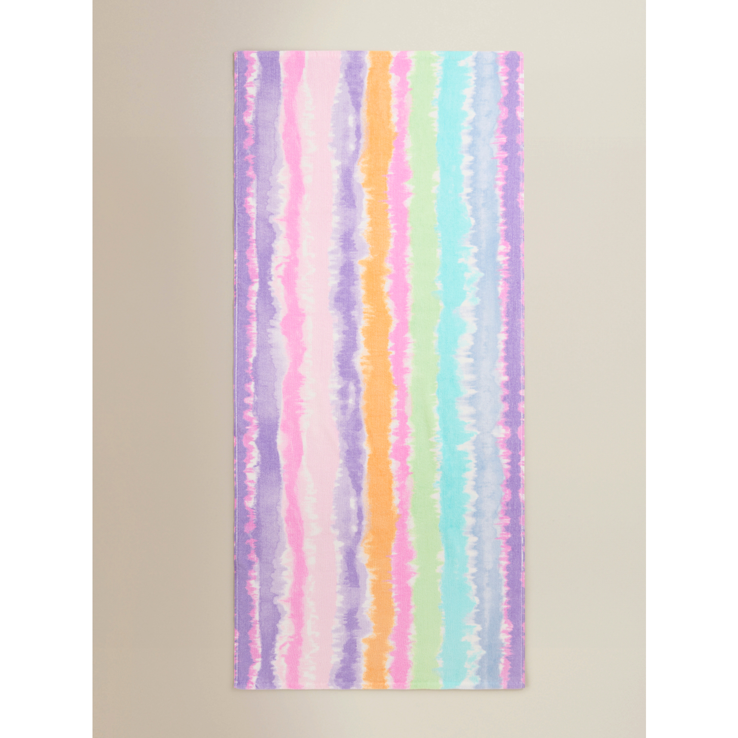 George Multi Tie Dye-Effect Cotton Beach Towel