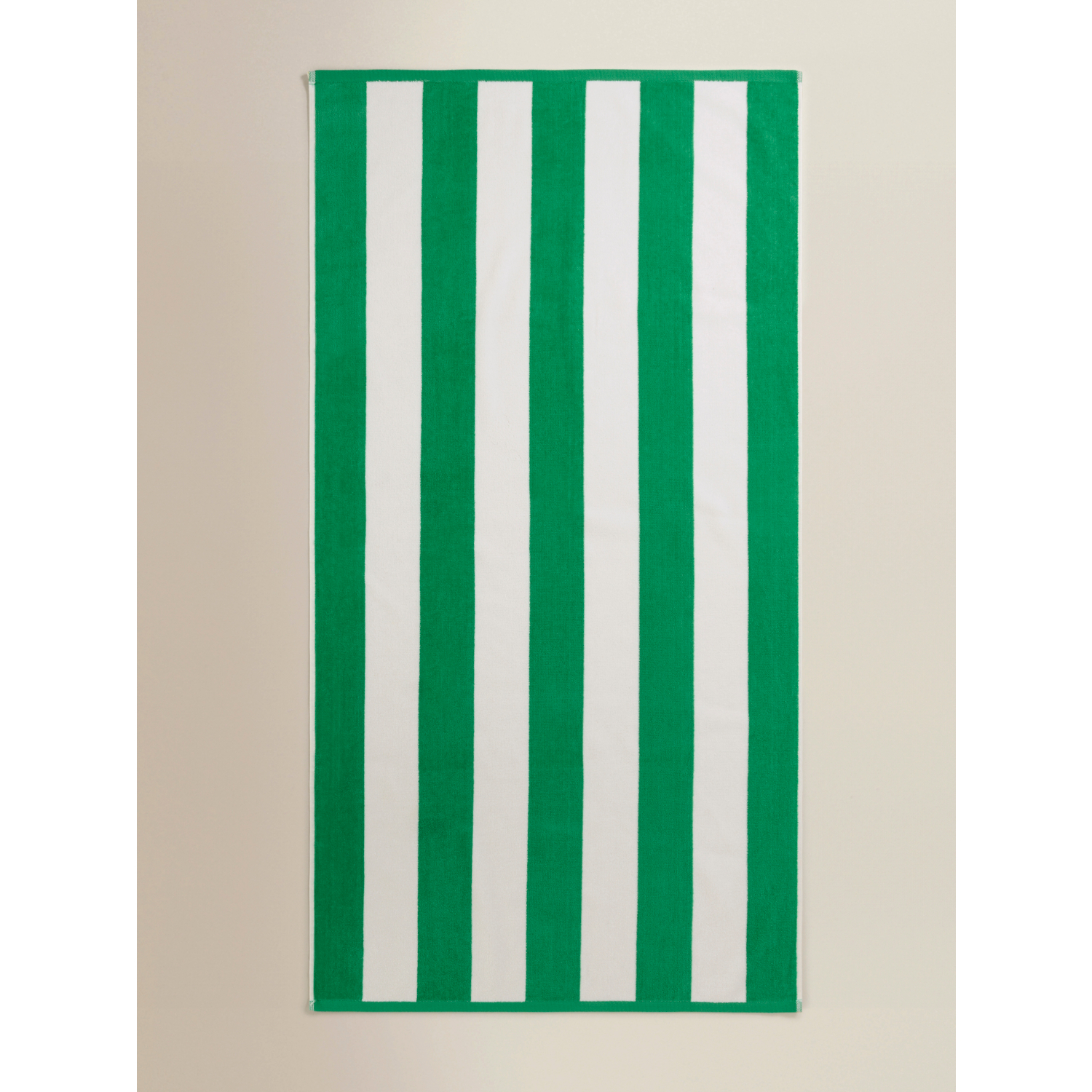 George Green Striped Cotton Beach Towel
