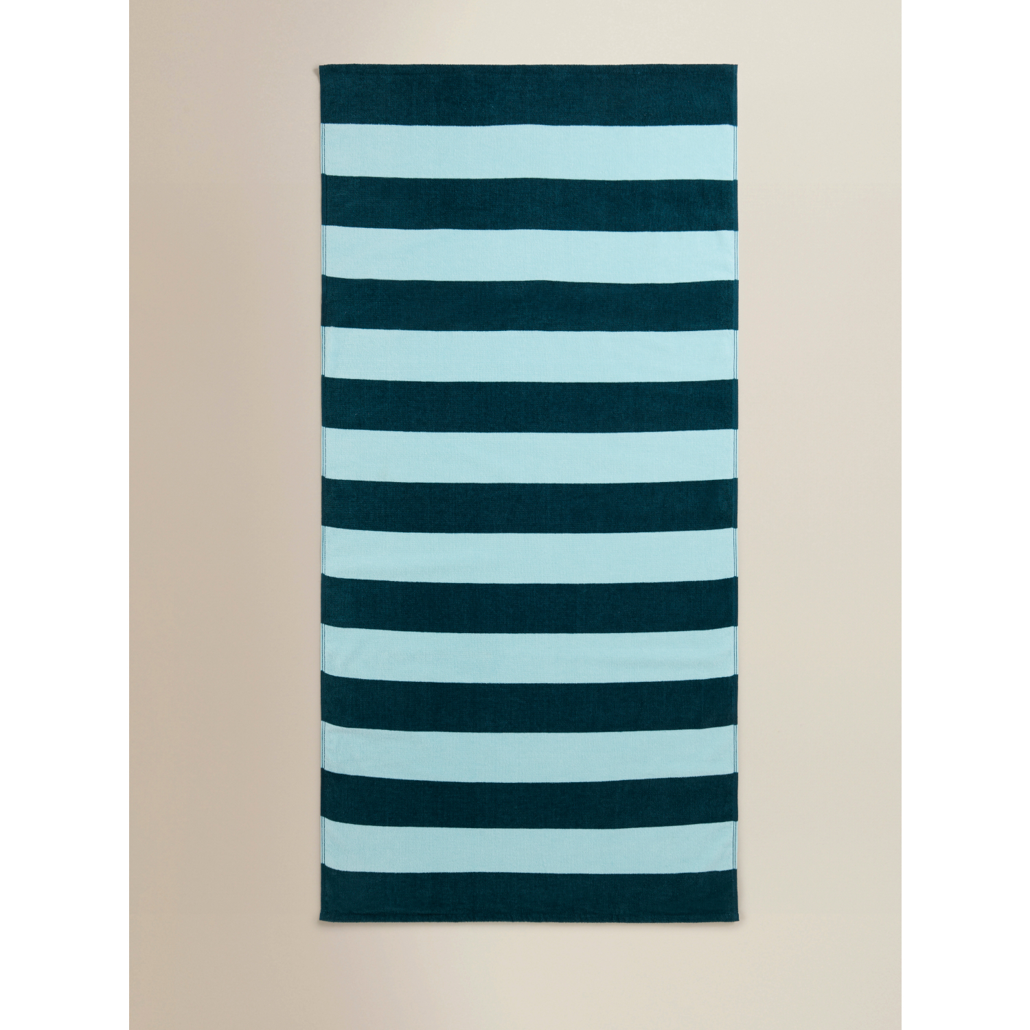 George Blue Striped Printed Cotton Beach Towel