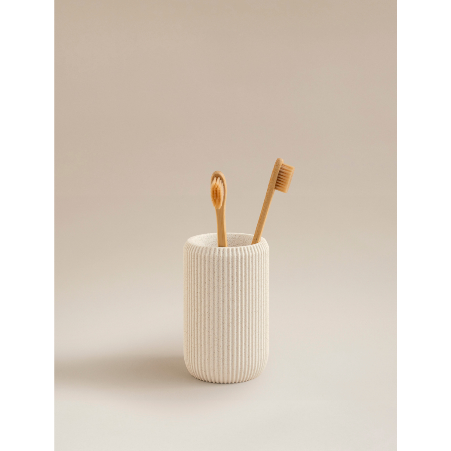 George Natural Sandstone Ribbed Tumbler