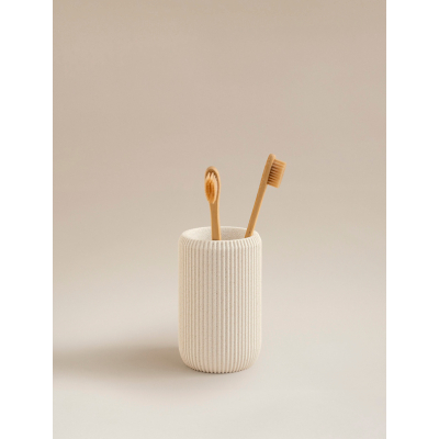 George Natural Sandstone Ribbed Tumbler