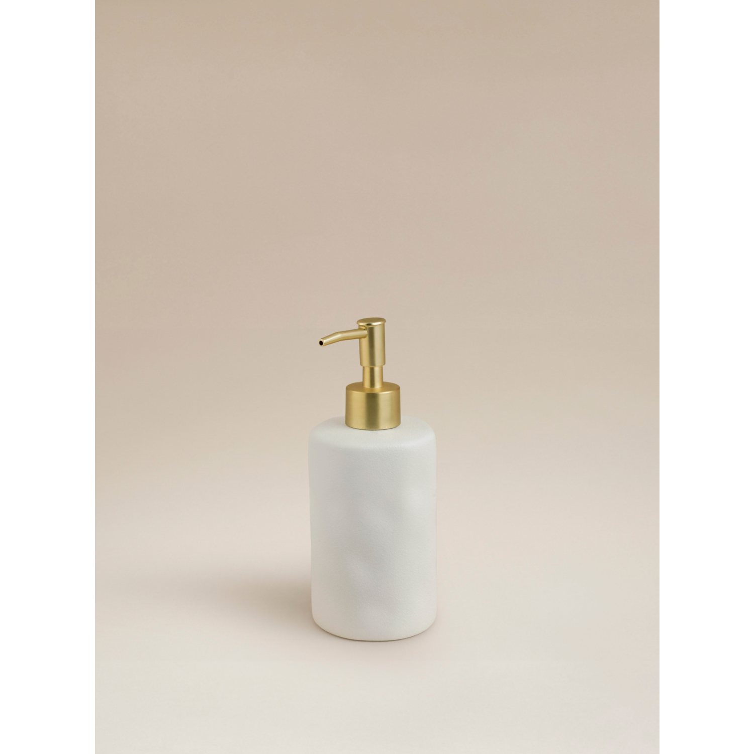 George White Sanctuary Dimple Ceramic Soap Dispenser